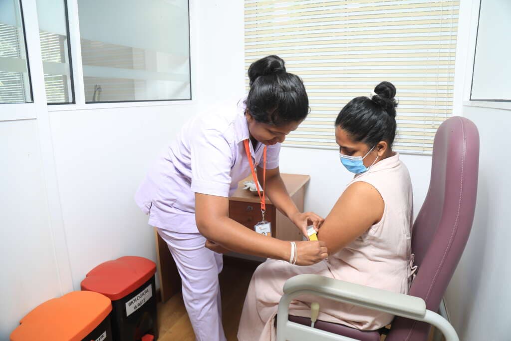 2. Ovarian stimulation: Medication is used to grow multiple eggs in the ovaries while scans and blood tests track follicle development.